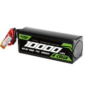 Kueno Power 10000mAh 22.8V 6S 70C HV FPV Drone Lipo Battery