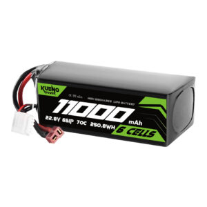 Kueno Power 11000mAh 22.8V 6S 70C HV FPV Drone Lipo Battery