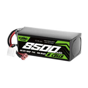 Kueno Power 8500mAh 22.8V 6S 70C HV FPV Drone Lipo Battery
